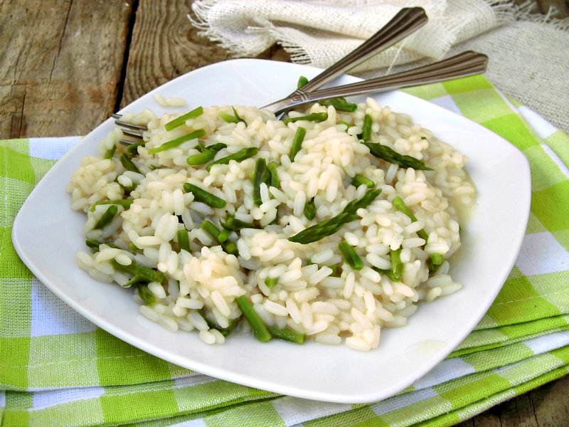 Risotto con asparagi selvatici - Home Sweet Home